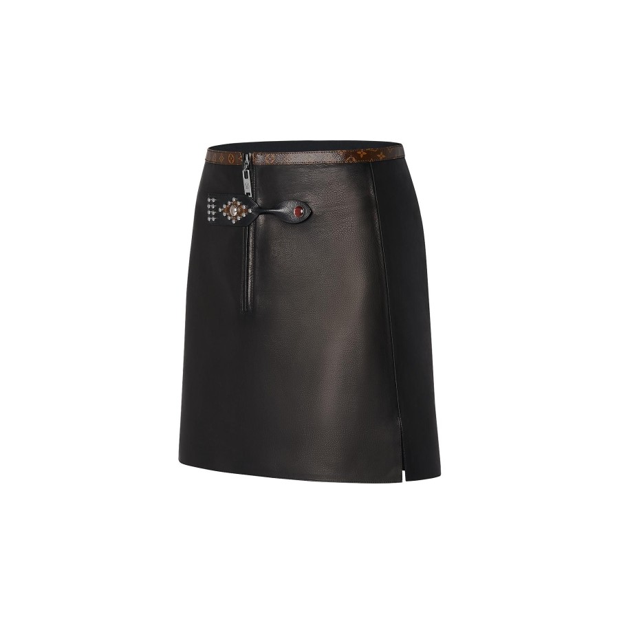 Women Louis Vuitton Skirts And Shorts | Studded Tab A-Line Mini Skirt