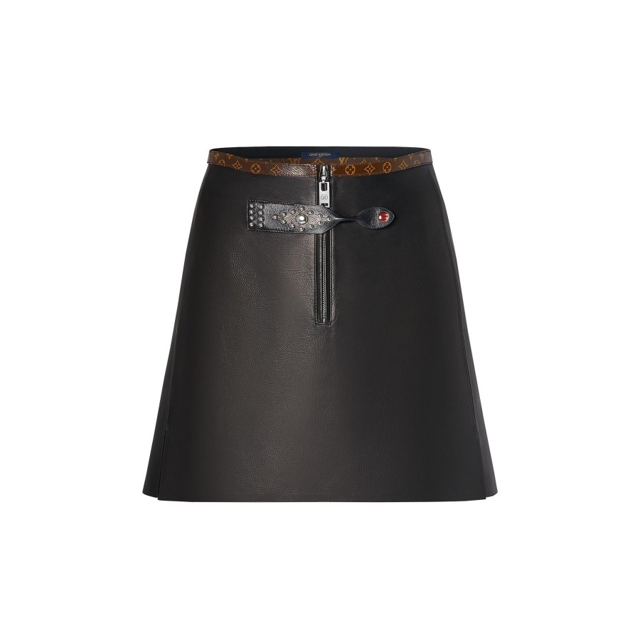 Women Louis Vuitton Skirts And Shorts | Studded Tab A-Line Mini Skirt