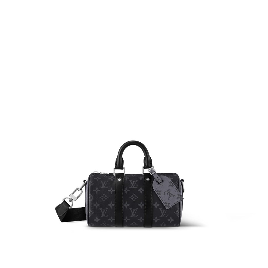 Men Louis Vuitton Iconic Monogram Bags | Keepall Bandouliere 25