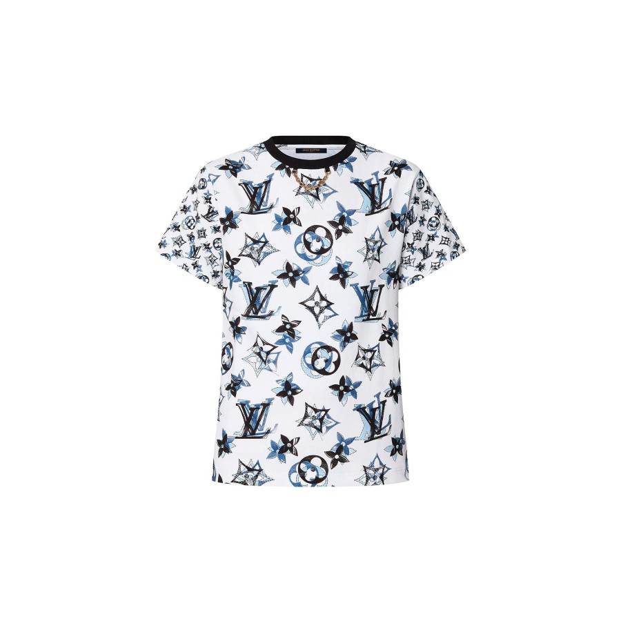 Women Louis Vuitton Tops | 3D Mahina Monogram T-Shirt