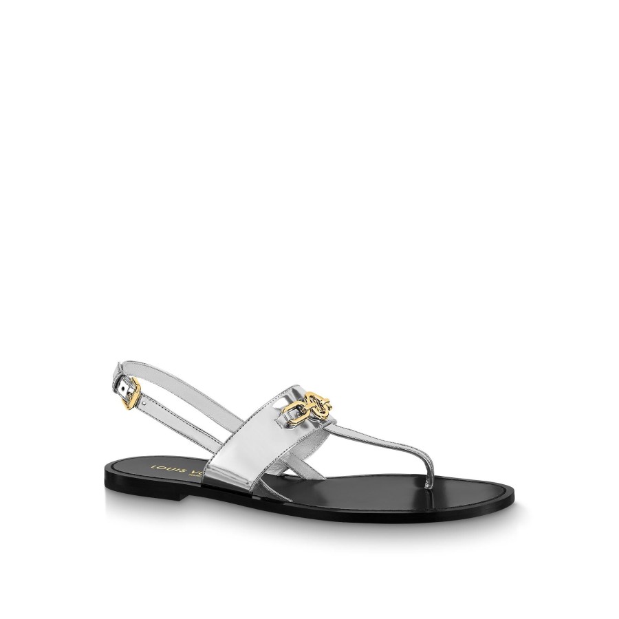 Women Louis Vuitton Sandals And Espadrilles | Lv Orsay Flat Sandal