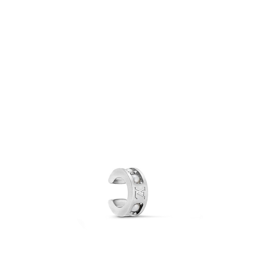 Men Louis Vuitton Rings And Earrings | Pearls Earcuff