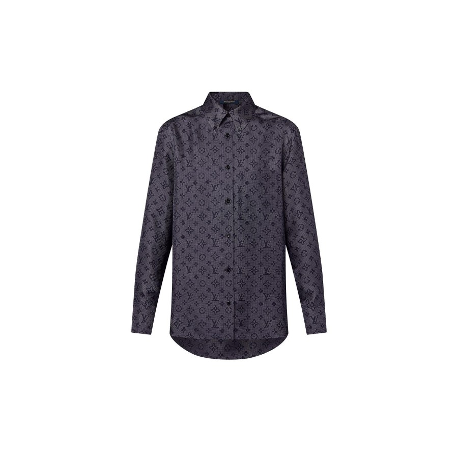 Women Louis Vuitton Tops | Inverted Mahina Monogram Shirt