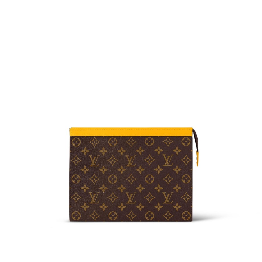 Women Louis Vuitton Travel Accessories | Pochette Voyage Mm Jaune Mat