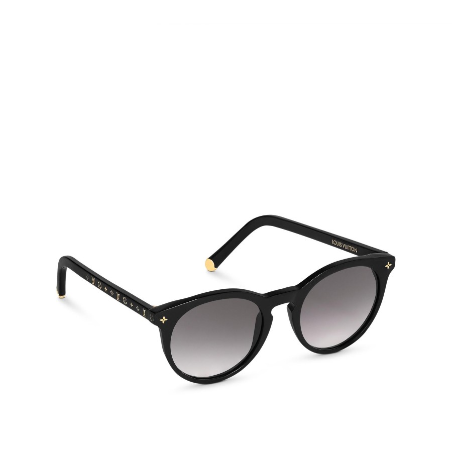 Women Louis Vuitton Sunglasses | My Monogram Light Round Sunglasses Black