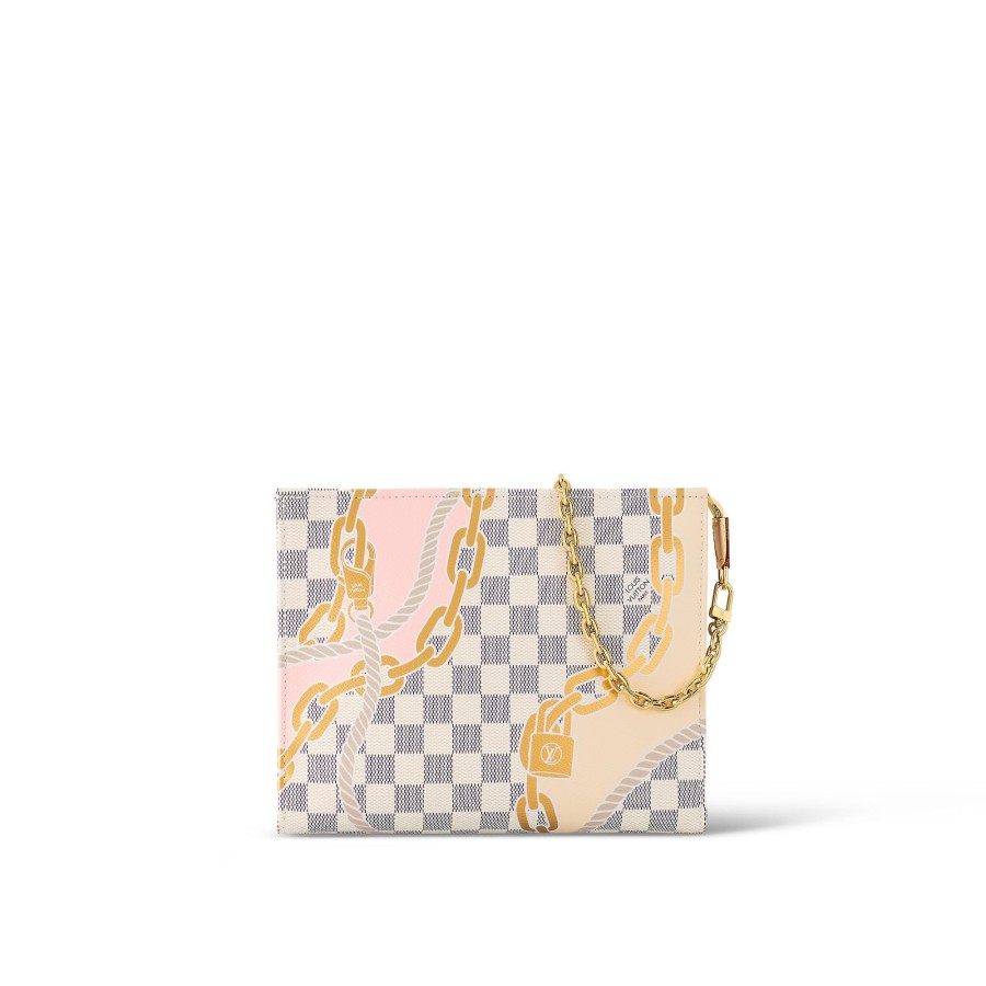 Women Louis Vuitton Chain Wallets | Toiletry Pouch On Chain