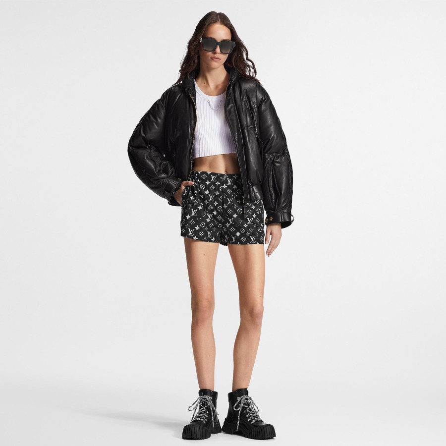 Women Louis Vuitton Skirts And Shorts | Stencil-Effect Monogram Shorts