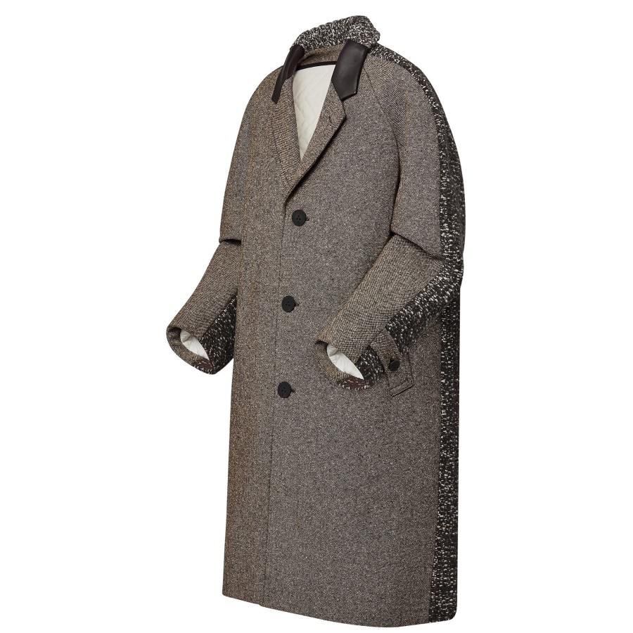 Women Louis Vuitton Coats And Jackets | Bi-Material Long Coat