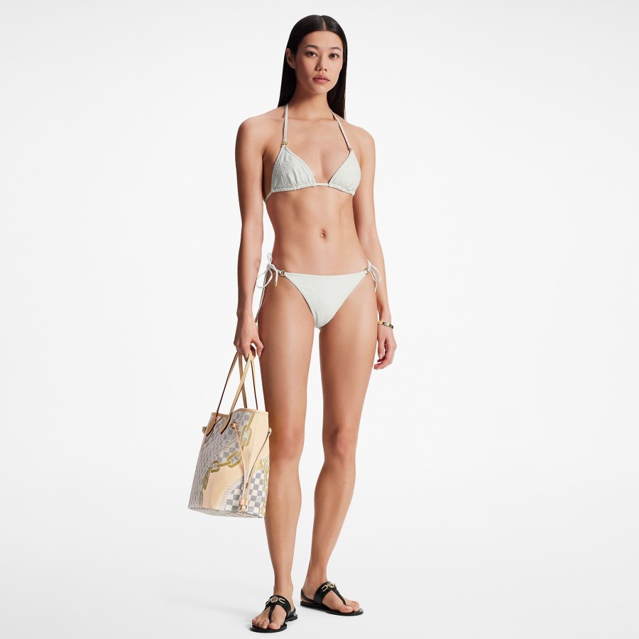 Women Louis Vuitton Swimwear | Monogram Jacquard Bikini Top