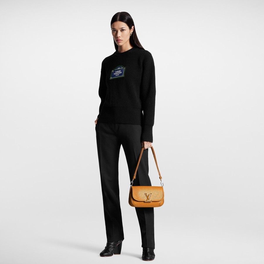 Women Louis Vuitton Knitwear | Lv Street Sign Pullover