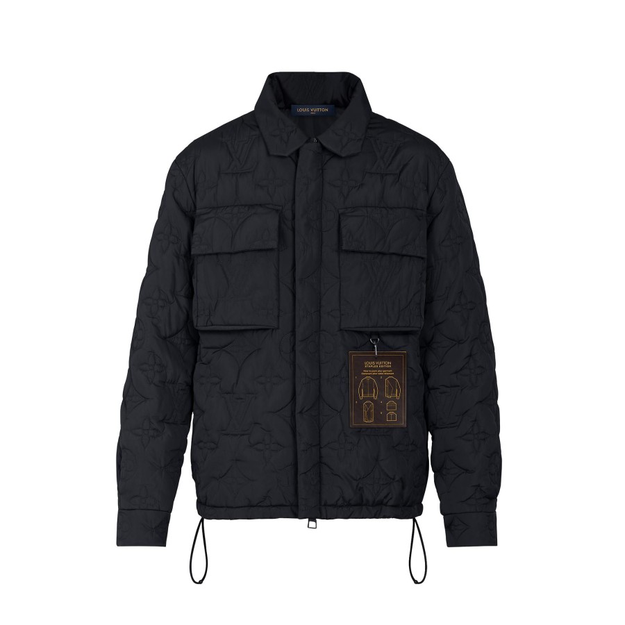 Men Louis Vuitton Coats And Outerwear | Monogram Padded Light Blouson