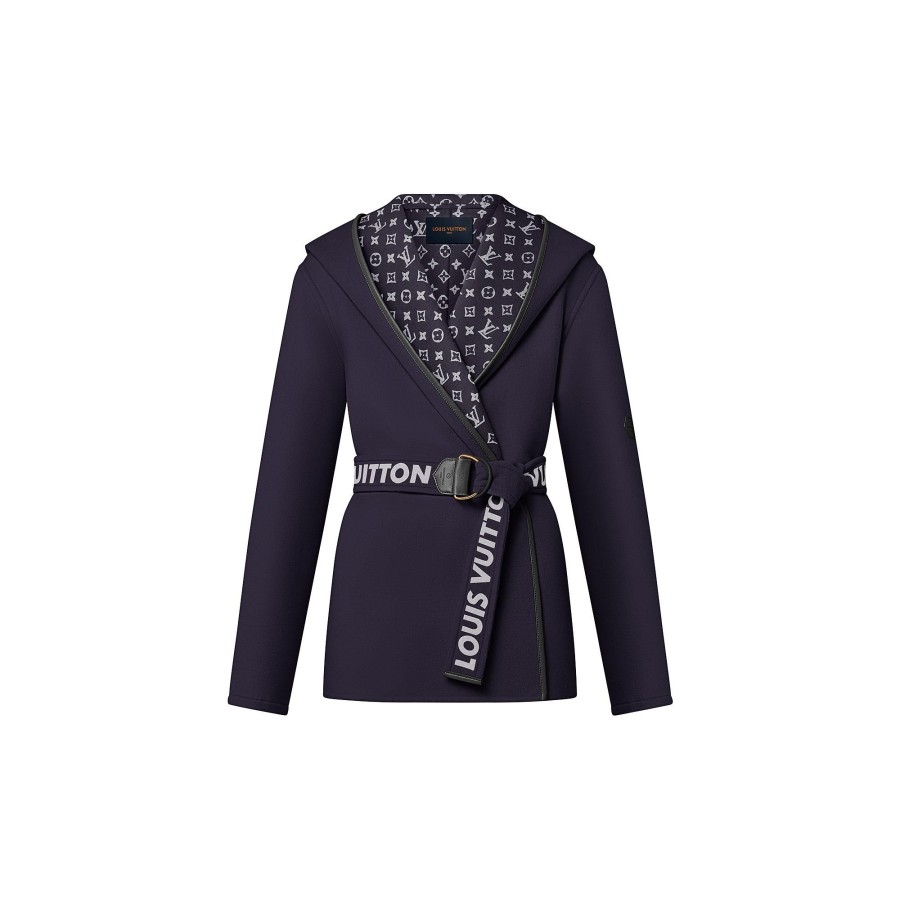 Women Louis Vuitton Coats And Jackets | Signature Double Face Short Wrap Coat