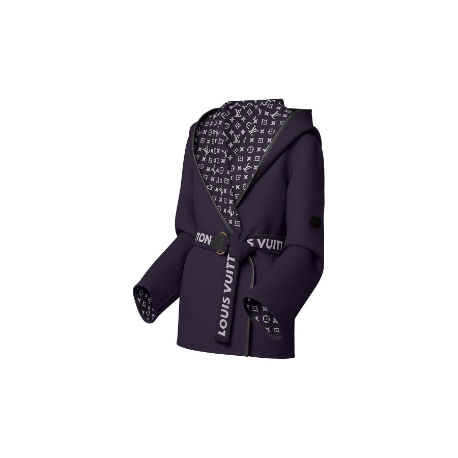 Women Louis Vuitton Coats And Jackets | Signature Double Face Short Wrap Coat