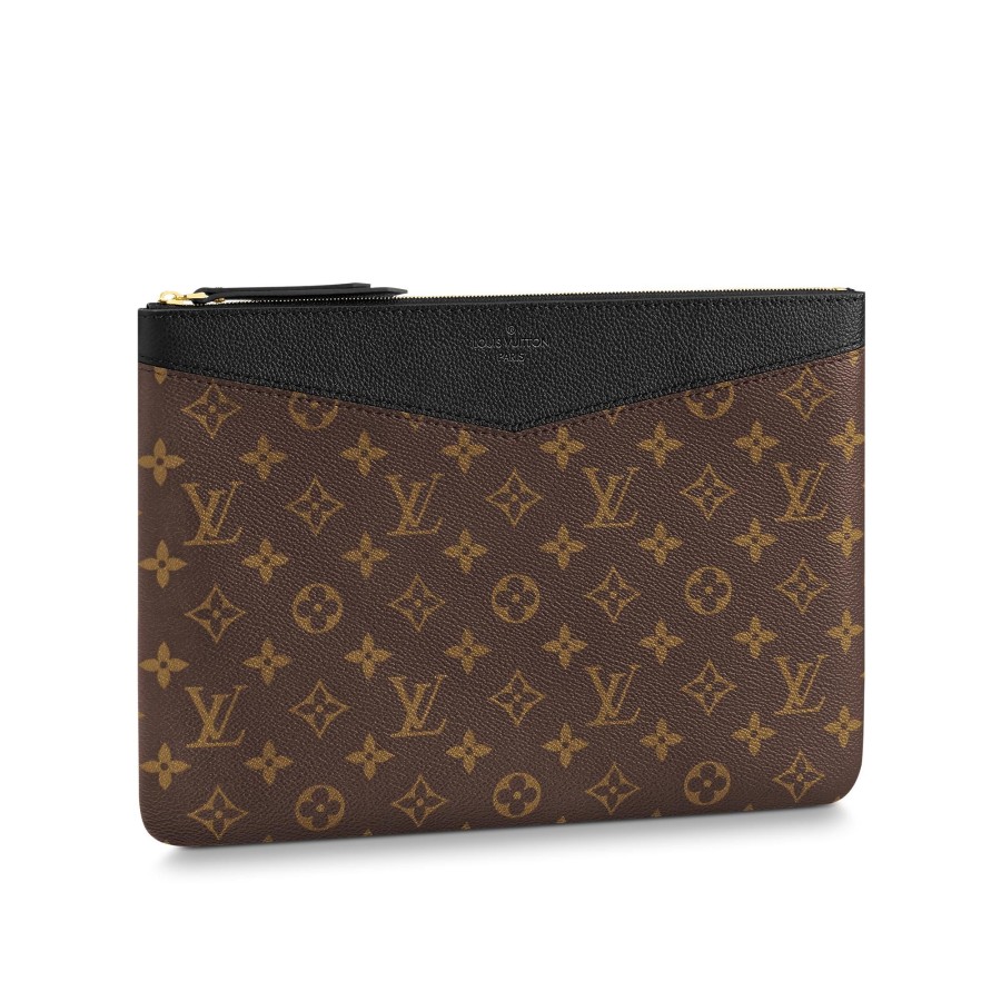 Women Louis Vuitton Travel Accessories | Daily Pouch Black