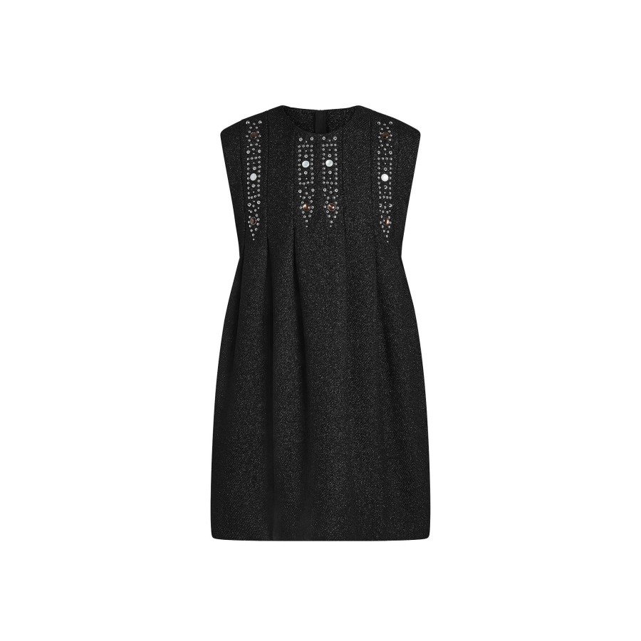 Women Louis Vuitton Dresses | Stud Detail Glitter Dress