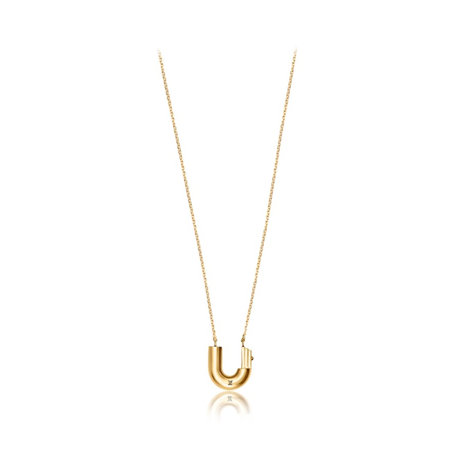 Women Louis Vuitton Necklaces And Pendants | Lv & Me Necklace, Letter U