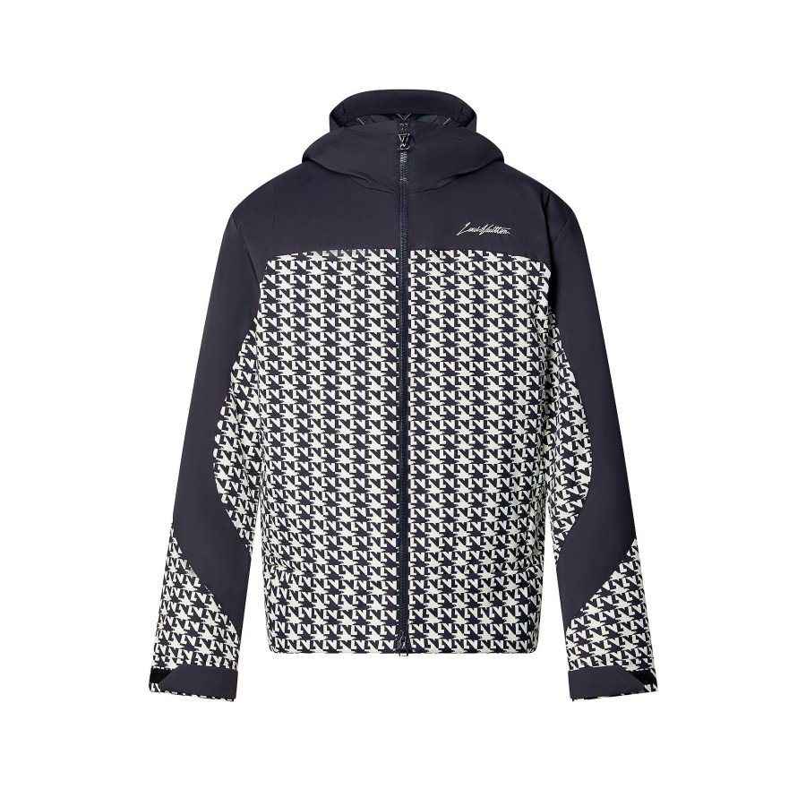 Men Louis Vuitton Coats And Outerwear | Bicolor Padded Hooded Blouson