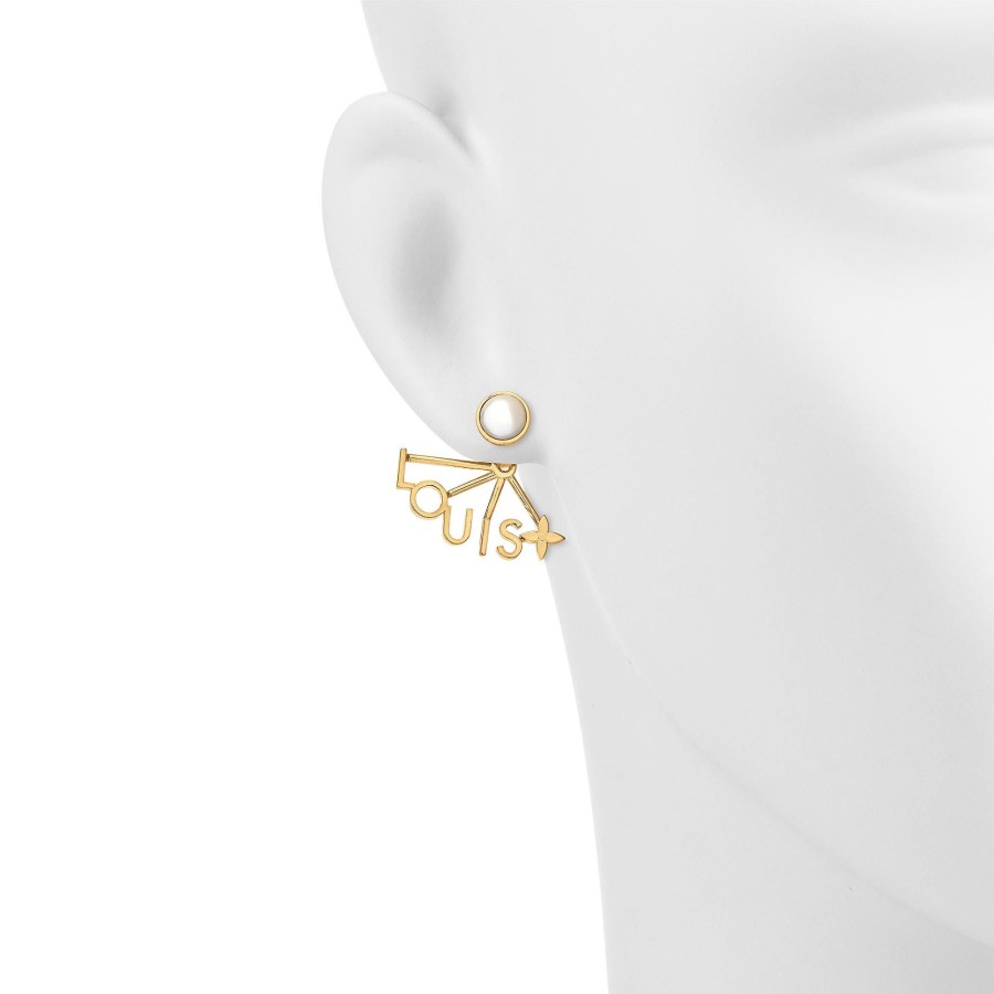 Women Louis Vuitton Earrings | Lv Spelling Earrings