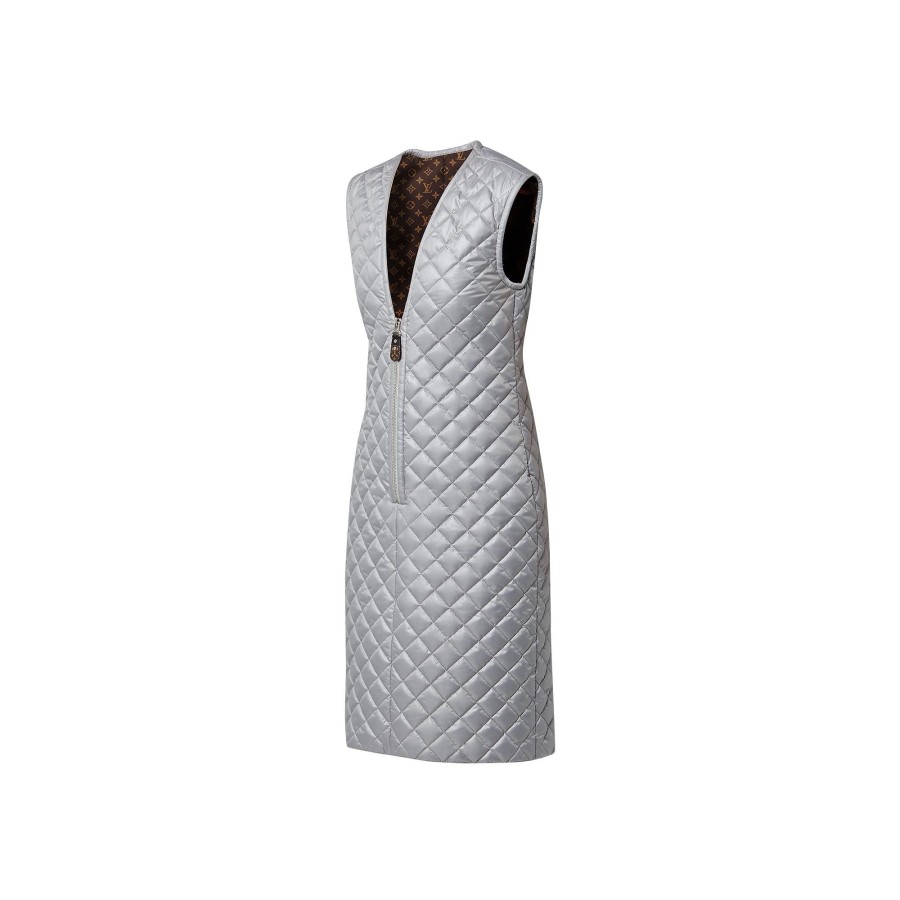 Women Louis Vuitton Dresses | Diamond Quilted Fitted Dress