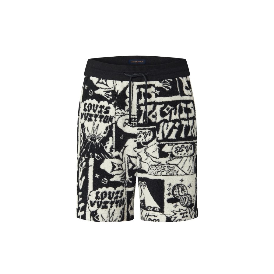 Men Louis Vuitton Pants | Lv Comics Fleece Short