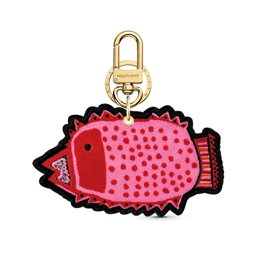 Women Louis Vuitton Key Holders And Bag Charms | Lv X Yk Fish Key Ring