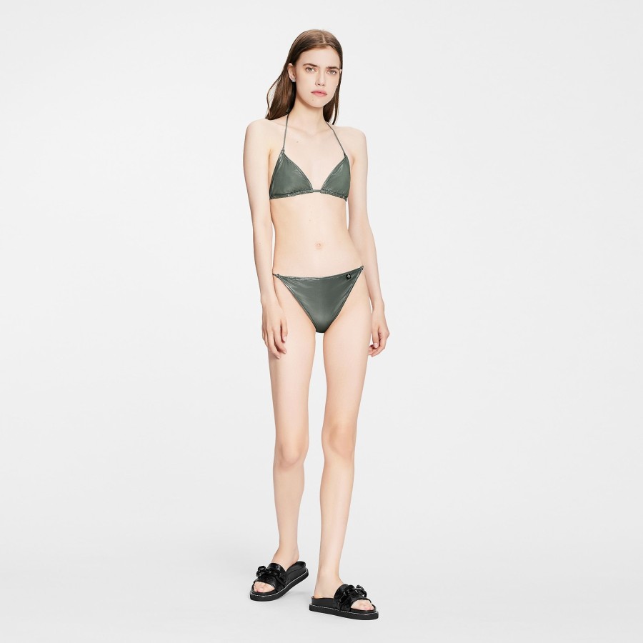 Women Louis Vuitton Swimwear | Metallic Bikini Top