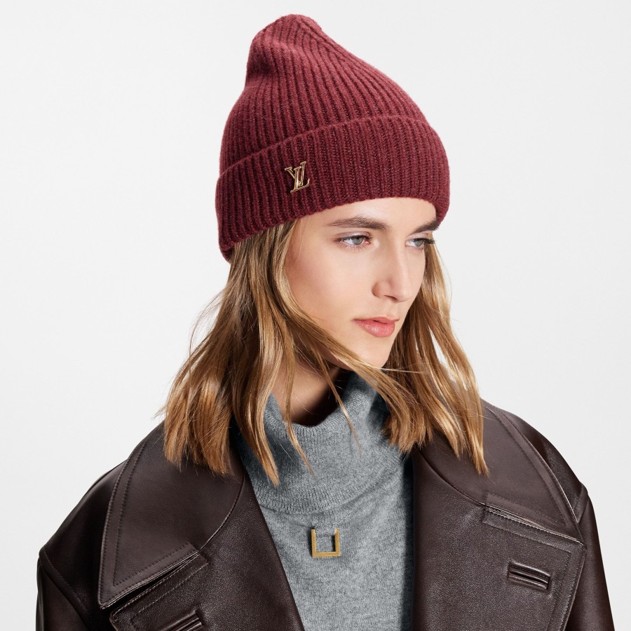 Women Louis Vuitton Hats And Gloves | Lv Spark Beanie Bordeaux