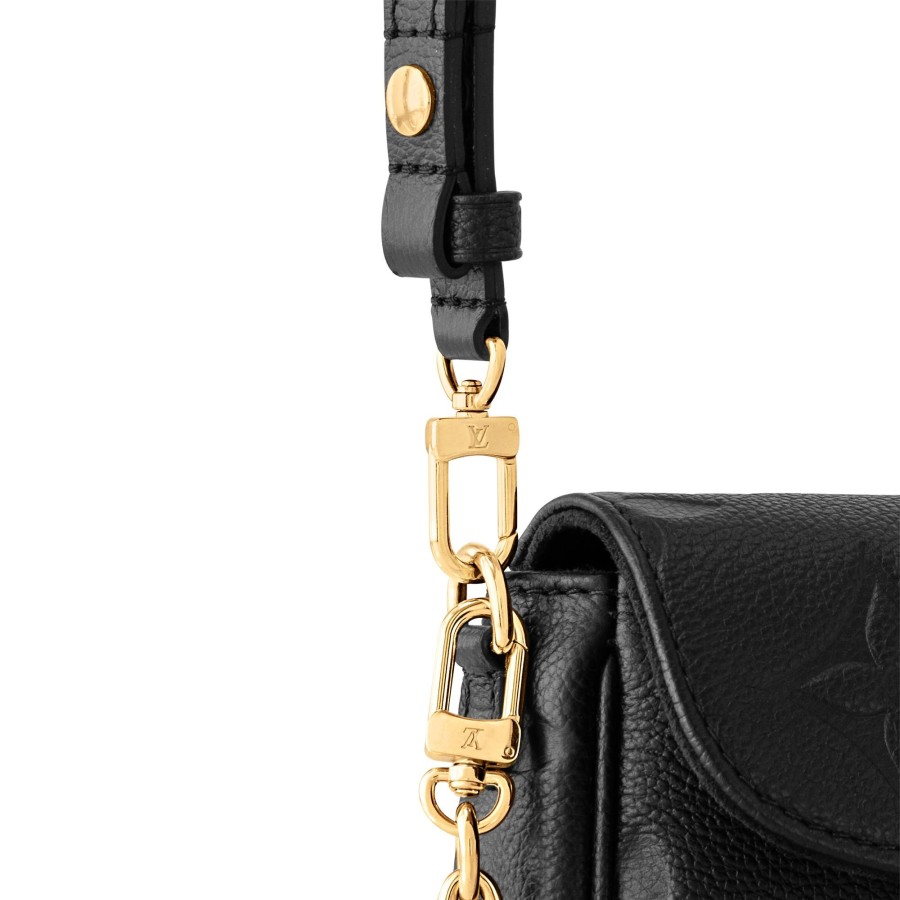 Women Louis Vuitton Chain Bags And Clutches | Wallet On Chain Ivy Black