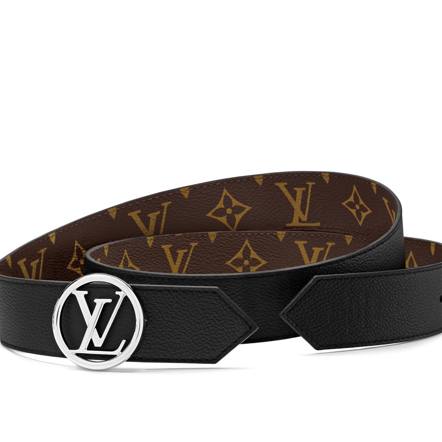 Women Louis Vuitton Belts | Lv Circle 35Mm Reversible Belt