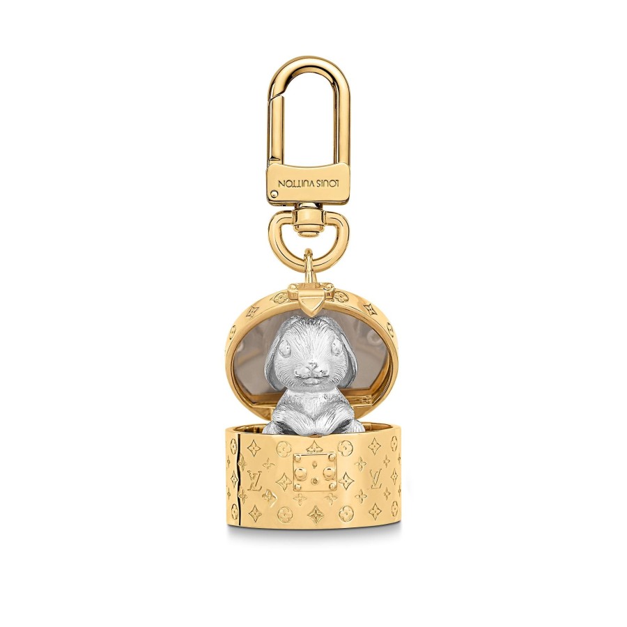 Women Louis Vuitton Key Holders And Bag Charms | Lv Precious Rabbit Key Holder