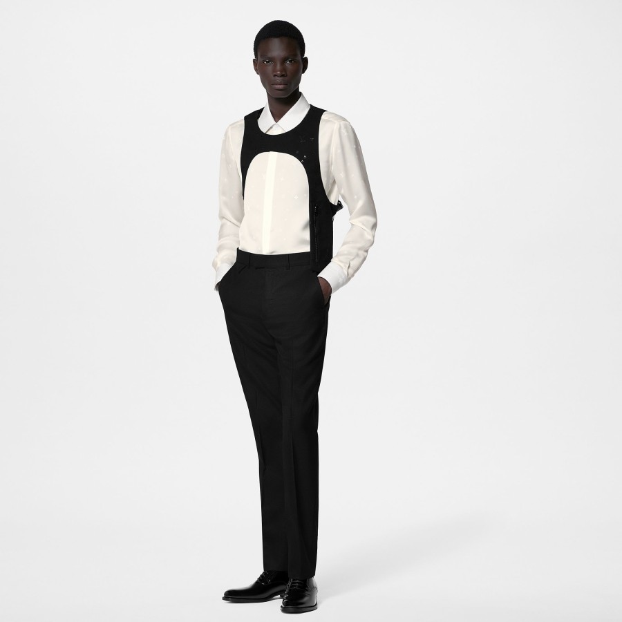 Men Louis Vuitton Blazers And Jackets | Embroidered Wool Mid-Layer