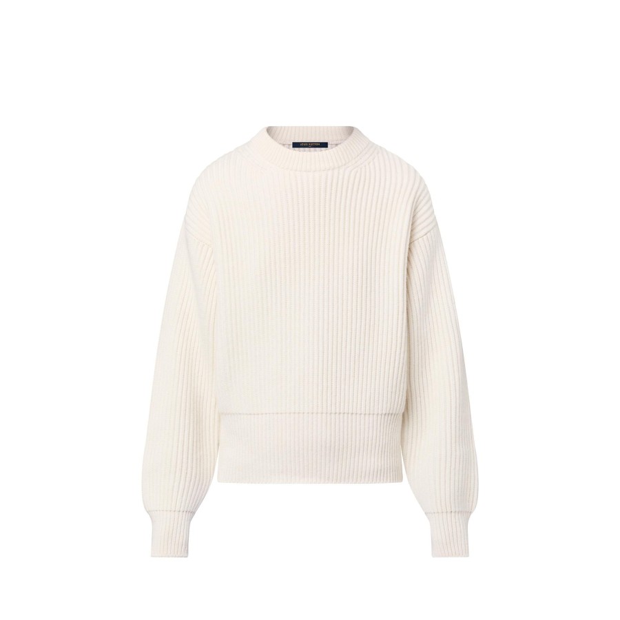 Women Louis Vuitton Knitwear | Ribbed Knit Cashmere Pullover