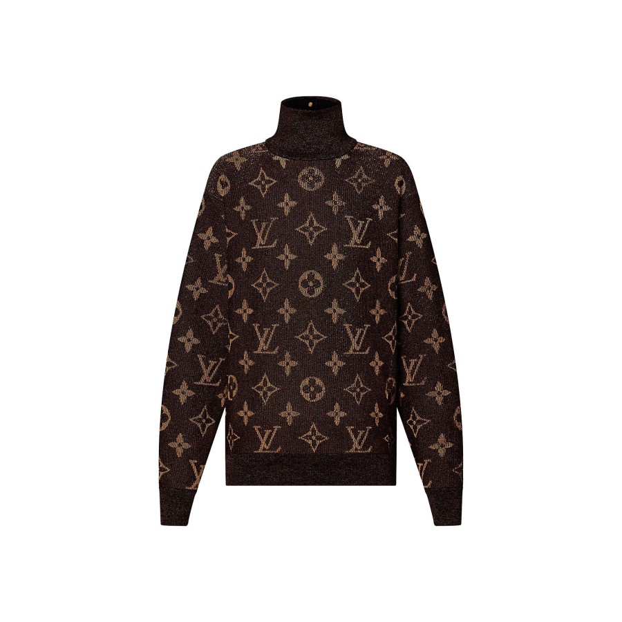 Women Louis Vuitton Knitwear | Lurex Monogram Pullover