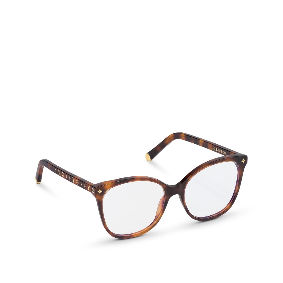 Women Louis Vuitton Sunglasses | My Monogram Light Cat Eye Glasses Dark Tortoise