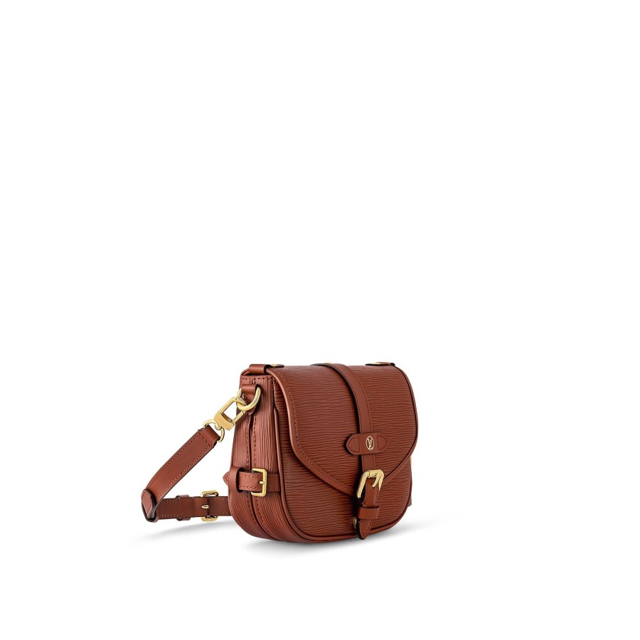 Women Louis Vuitton Leather Bags | Saumur Bb Cognac