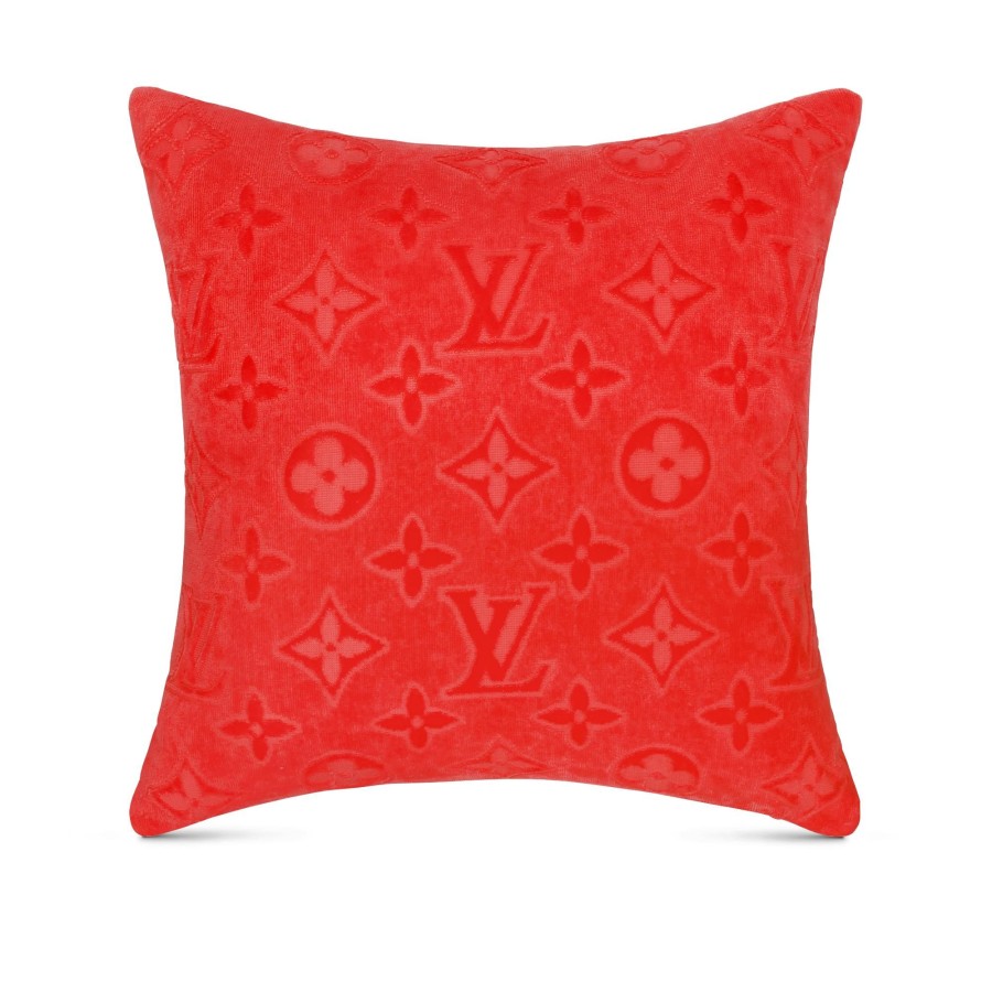 Women Louis Vuitton Home Textiles | Lvacation Beach Pillow Poppy