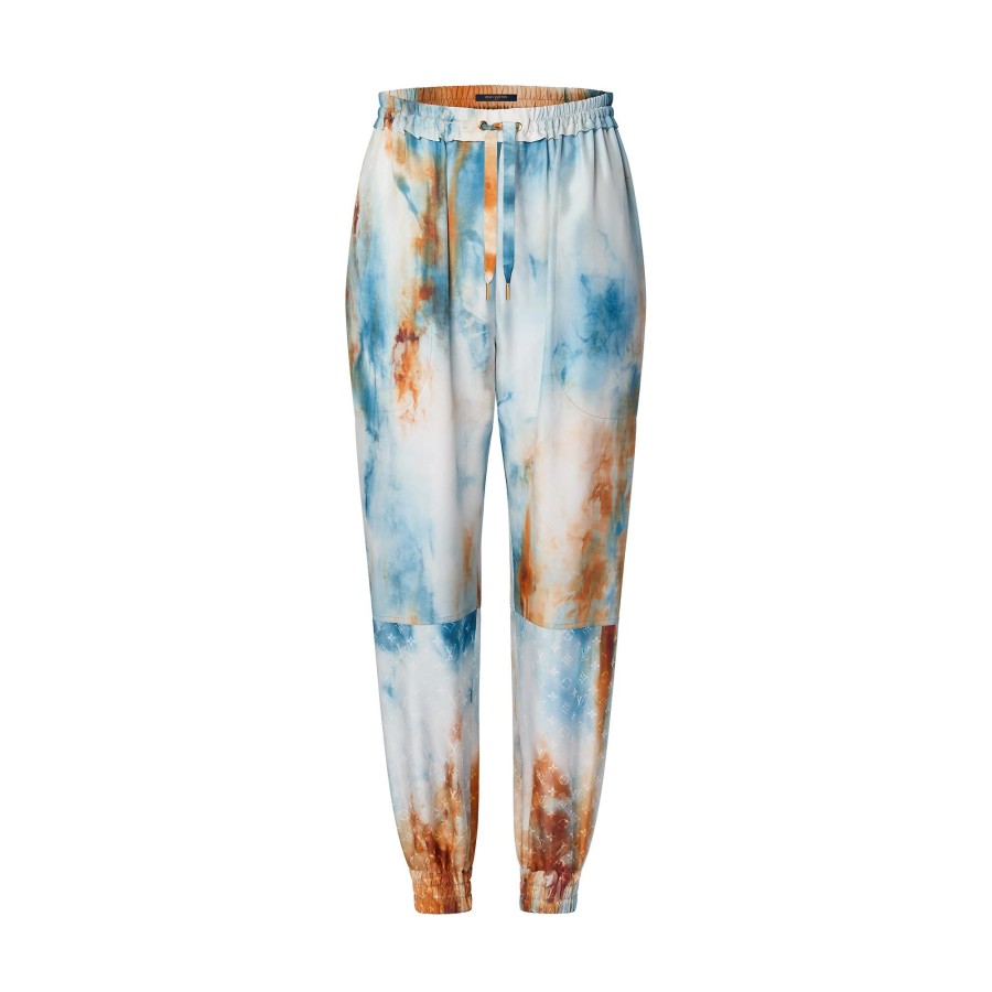 Women Louis Vuitton Pants | Tie Dye Monogram Jogging Pants