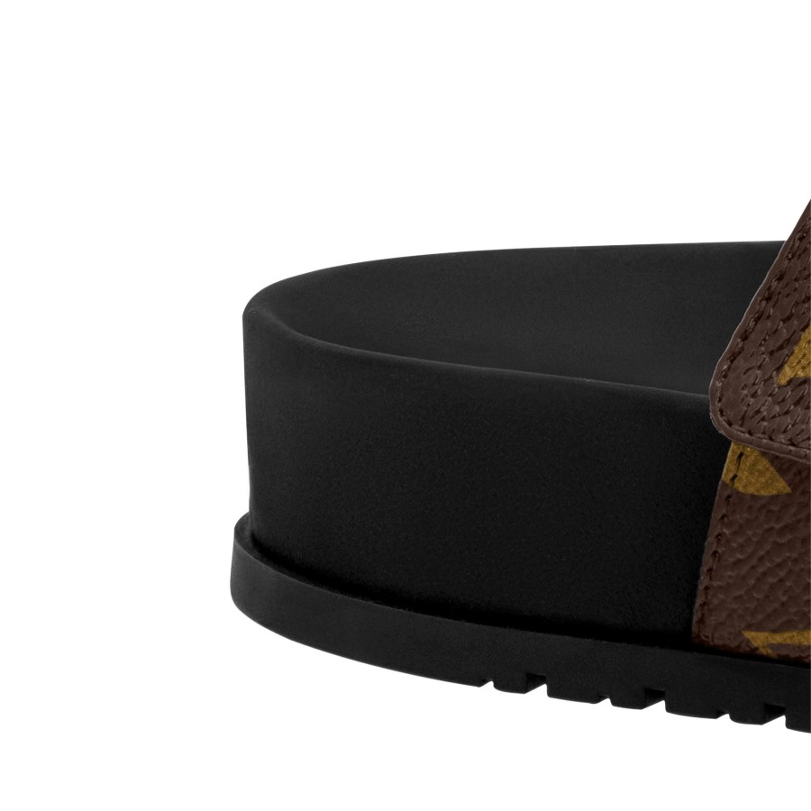 Women Louis Vuitton Mules And Slides | Bom Dia Flat Comfort Mule