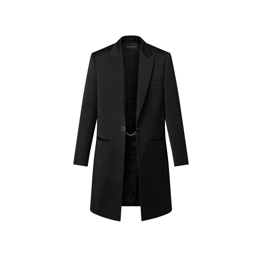 Women Louis Vuitton Coats And Jackets | Jewel Button Tuxedo Coat