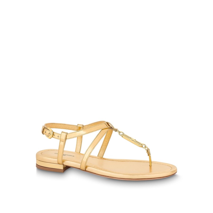 Women Louis Vuitton Sandals And Espadrilles | Dita Flat Sandal