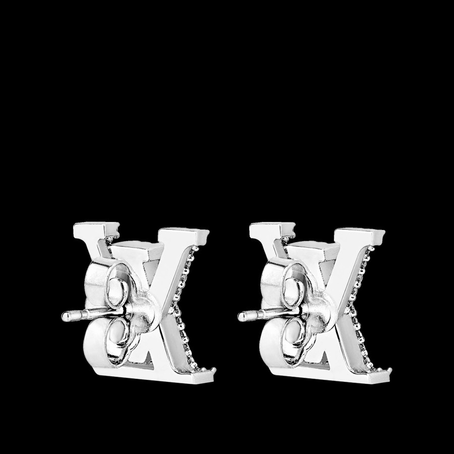 Women Louis Vuitton Earrings | Lv Iconic Earrings Palladium