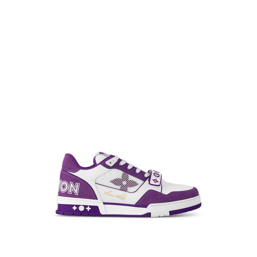 Men Louis Vuitton Sneakers | Lv Trainer Sneaker Violet