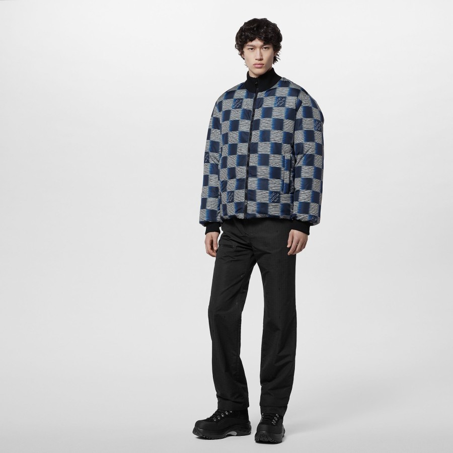 Men Louis Vuitton Coats And Outerwear | Damier Reversible Down Blouson