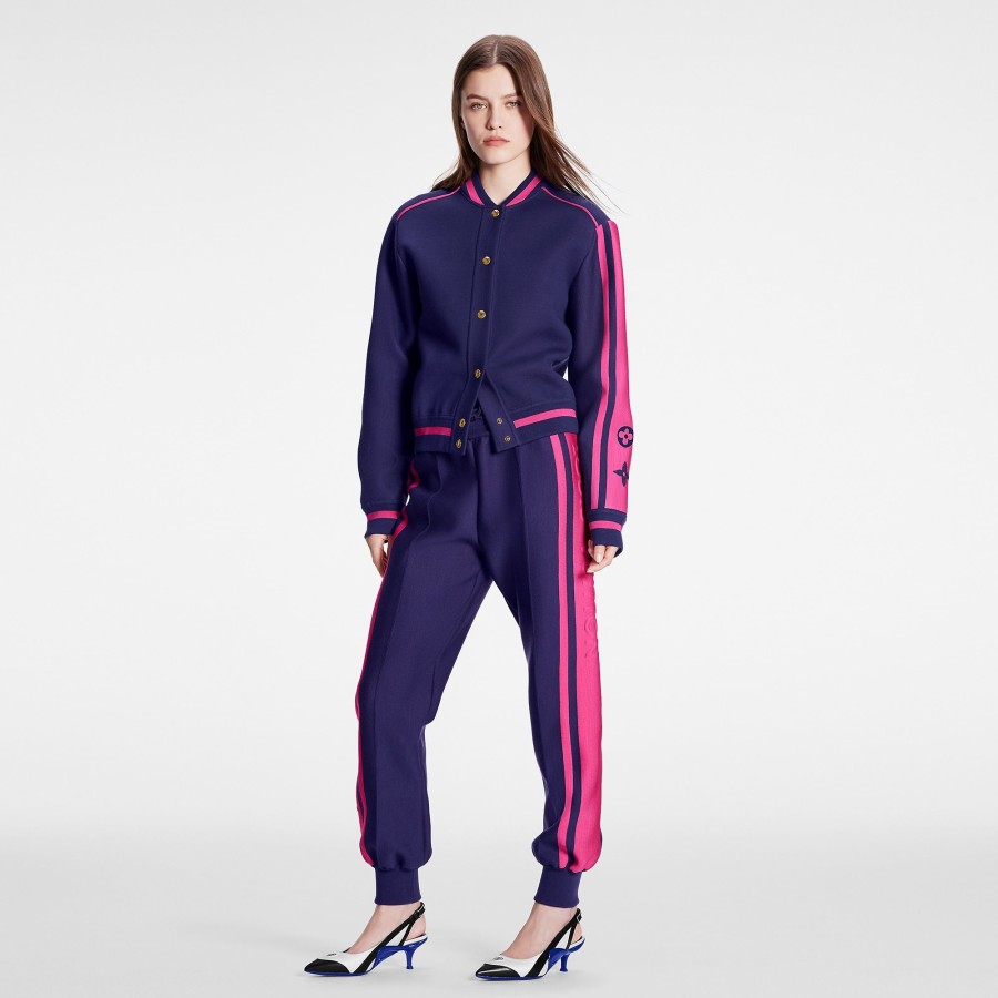 Women Louis Vuitton Knitwear | Block Knit Jogging Pants