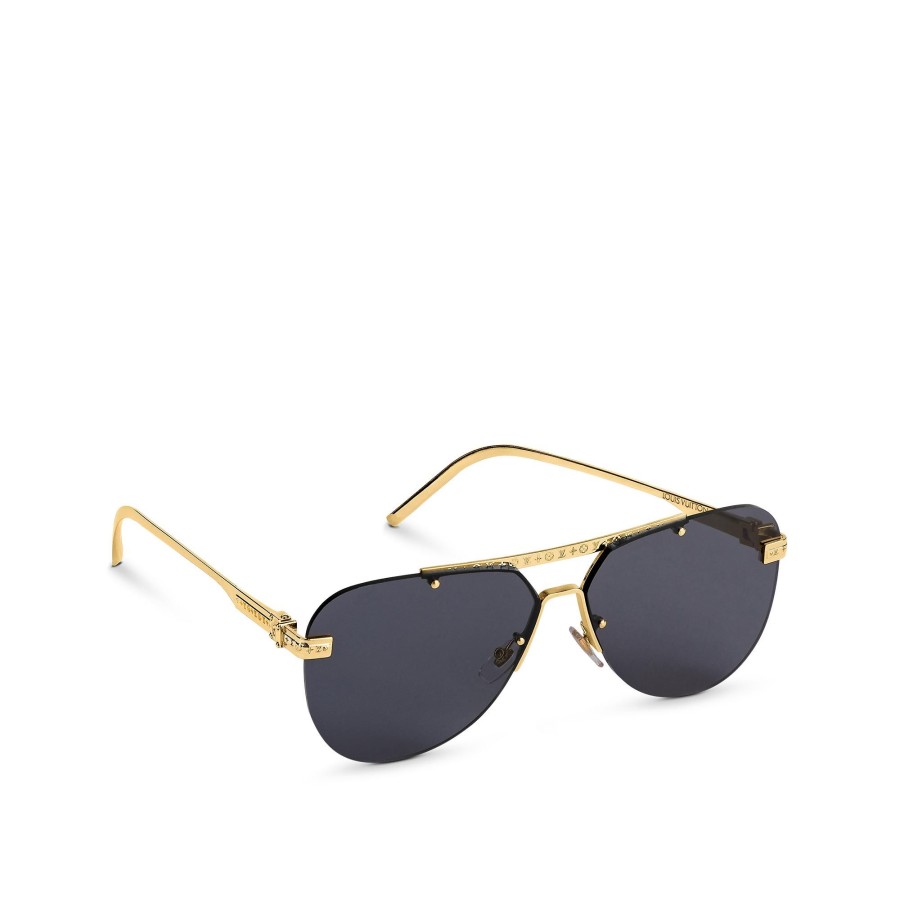 Men Louis Vuitton Sunglasses | Lv Ash Sunglasses Gold