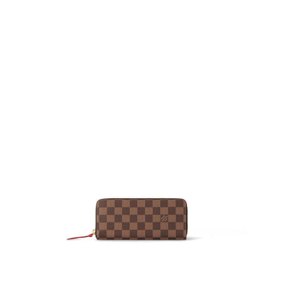 Women Louis Vuitton Long Wallets | Clemence Wallet Cherry