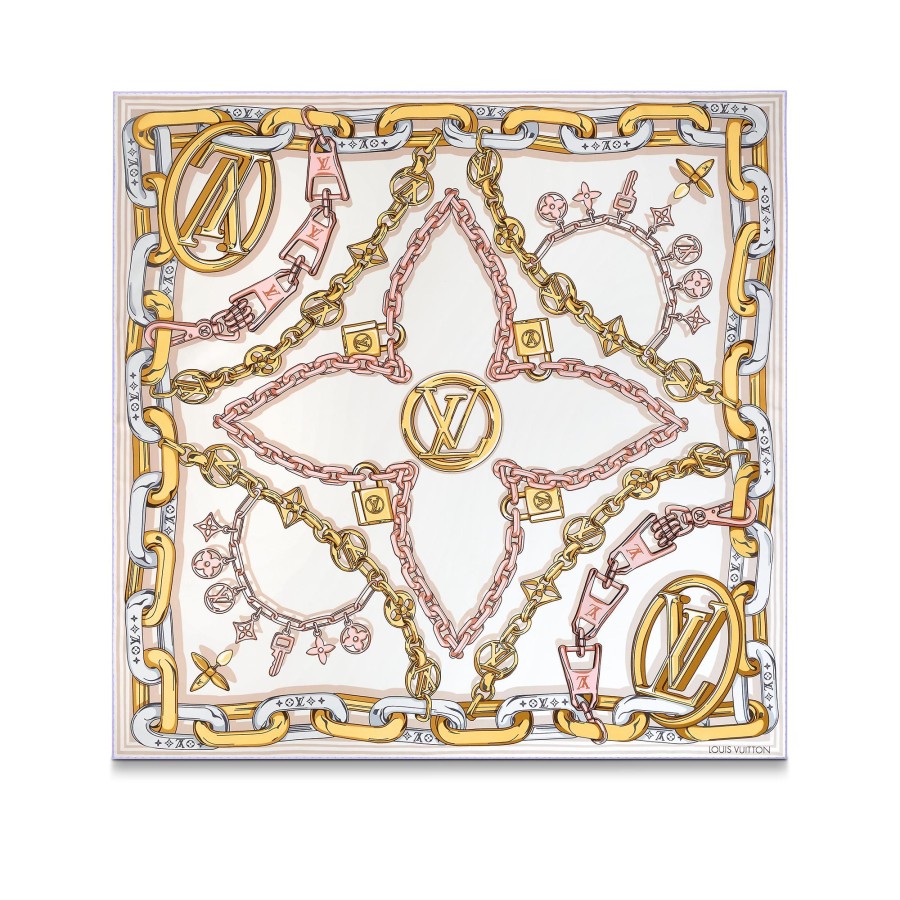 Women Louis Vuitton Silk Squares And Bandeaus | Bejeweled Square 90