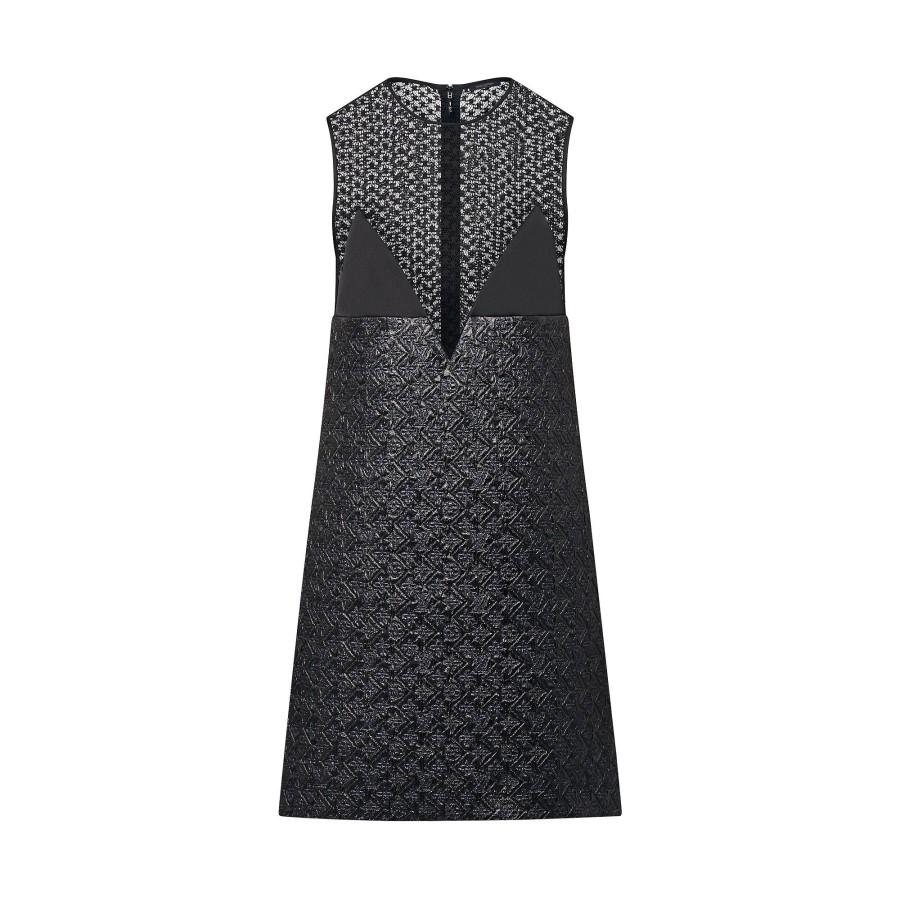 Women Louis Vuitton Dresses | Lurex Monogram And Lace Dress