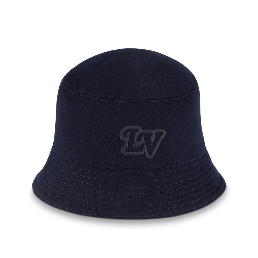 Men Louis Vuitton Hats And Gloves | Monogram Record Bucket Hat