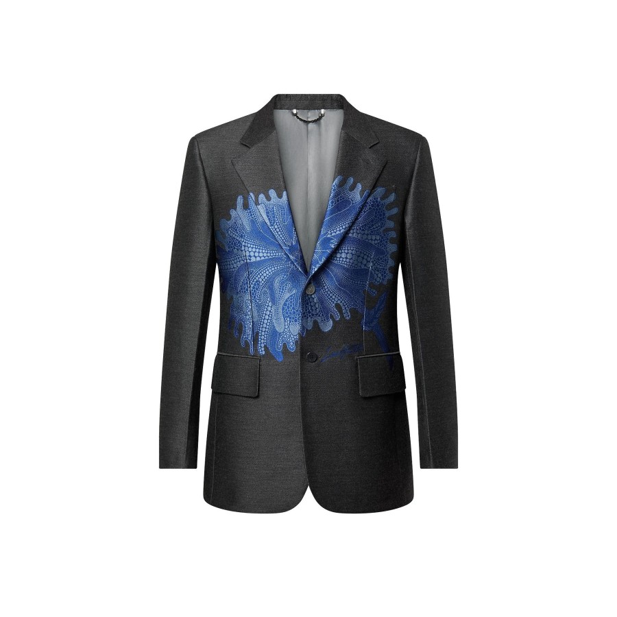 Men Louis Vuitton Blazers And Jackets | Lv X Yk Psychedelic Flower Tailored Jacket